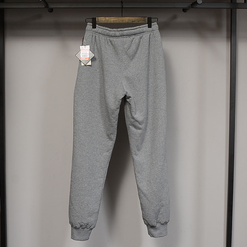 Foreign trade on a single new winter sweat pants men lamb plus velvet sport pants trousers thick - Blue Force Sports