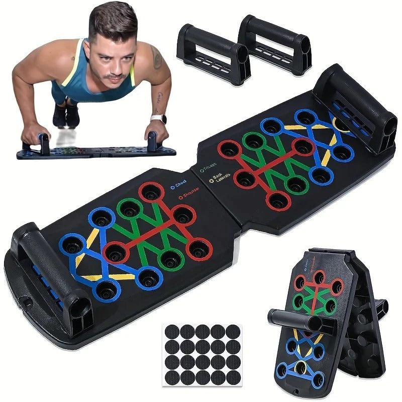 Faltbares multifunktionales Liegestützbrett-Set für das Ganzkörpertraining