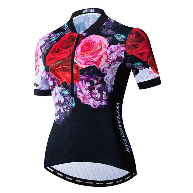 Short Sleeve Bike Jersey Brea - Blue Force Sports