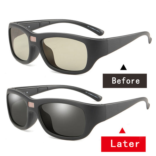 Photochromic Sunglasses with Polarized Transition Eyewear - Blue Force Sports