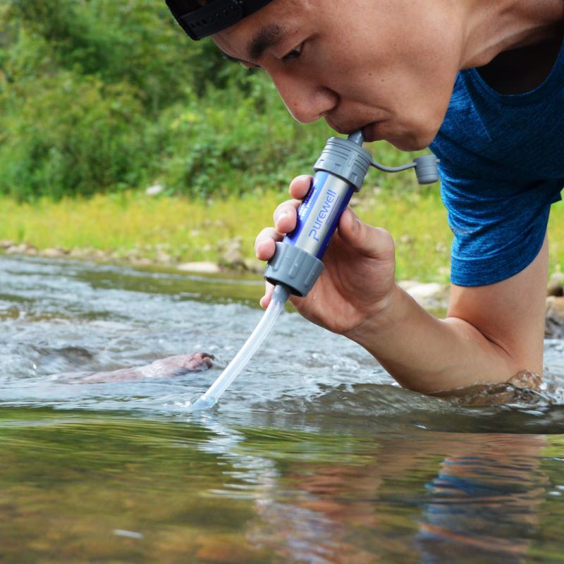 Handheld outdoor water purification filter - Blue Force Sports