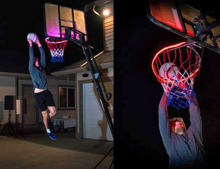 Induction Color Changing Basketball Frame Light - Blue Force Sports