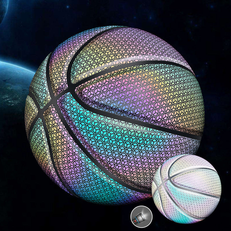 Glowing fluorescent basketball - Blue Force Sports
