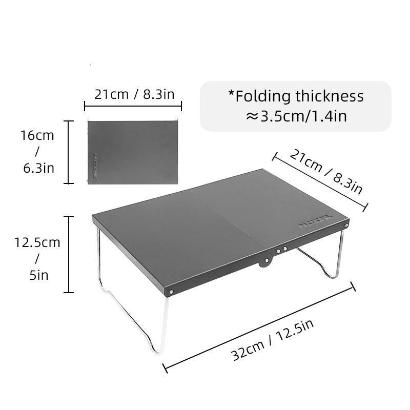 Mesa plegable ultraligera