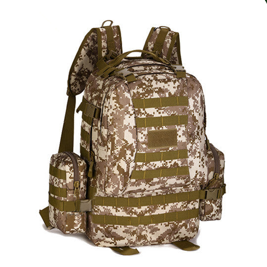 50L outdoor backpack backpack camping travel backpack combination large capacity backpack luggage bag - Blue Force Sports