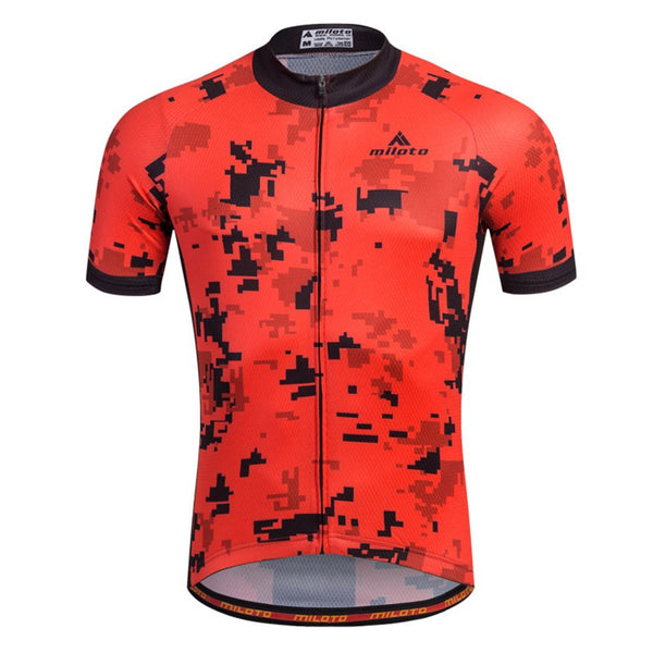 Cycling Wear Mountain Road Bike Wear Short Jacket Breathable And Quick-Drying Summer Short Sleeves - Blue Force Sports