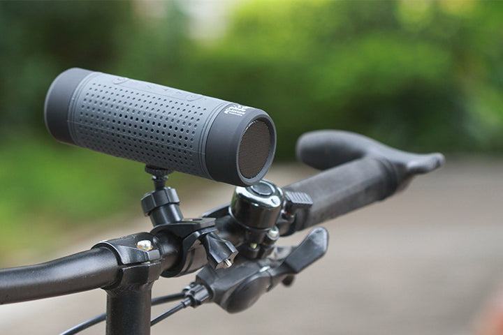 Mini Bicycle Outdoor Bluetooth Speaker Card Radio Flashlight Stereo Handsfree Call Loudspeaker - Blue Force Sports