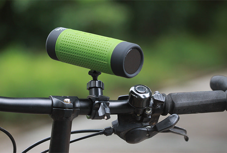 Mini Bicycle Outdoor Bluetooth Speaker Card Radio Flashlight Stereo Handsfree Call Loudspeaker - Blue Force Sports