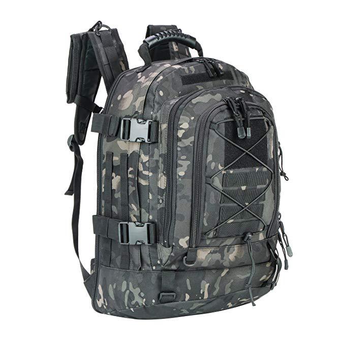 Outdoor Tactics Military Fan Mountaineering Hiking Bag Multifunctional Large Capacity Backpack - Blue Force Sports