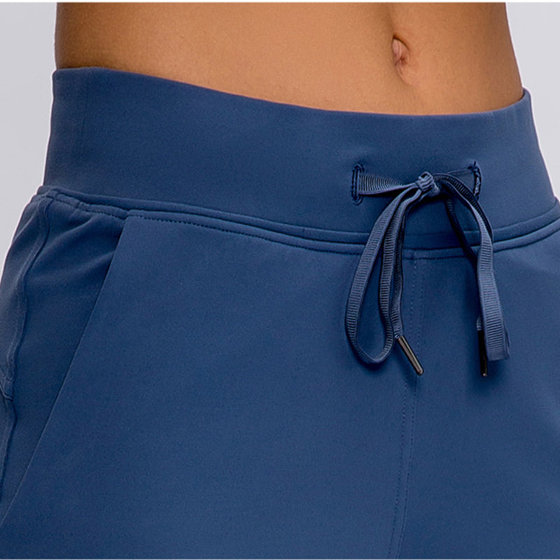 Pocket elastic yoga shorts - Blue Force Sports