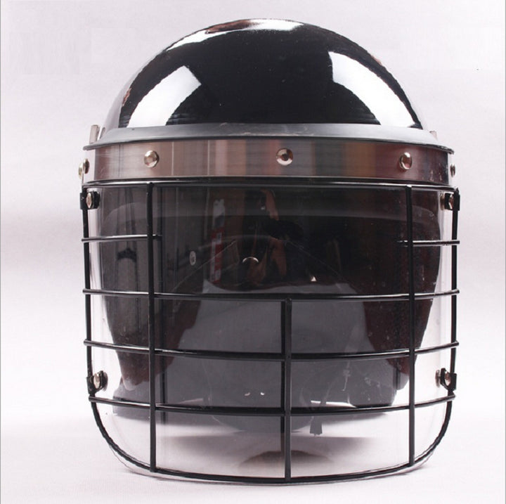 Steel mesh riot helmet - Blue Force Sports