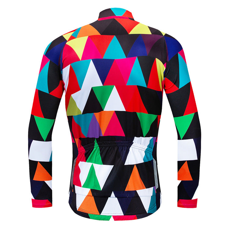Colorful mountain bike riding suit - Blue Force Sports