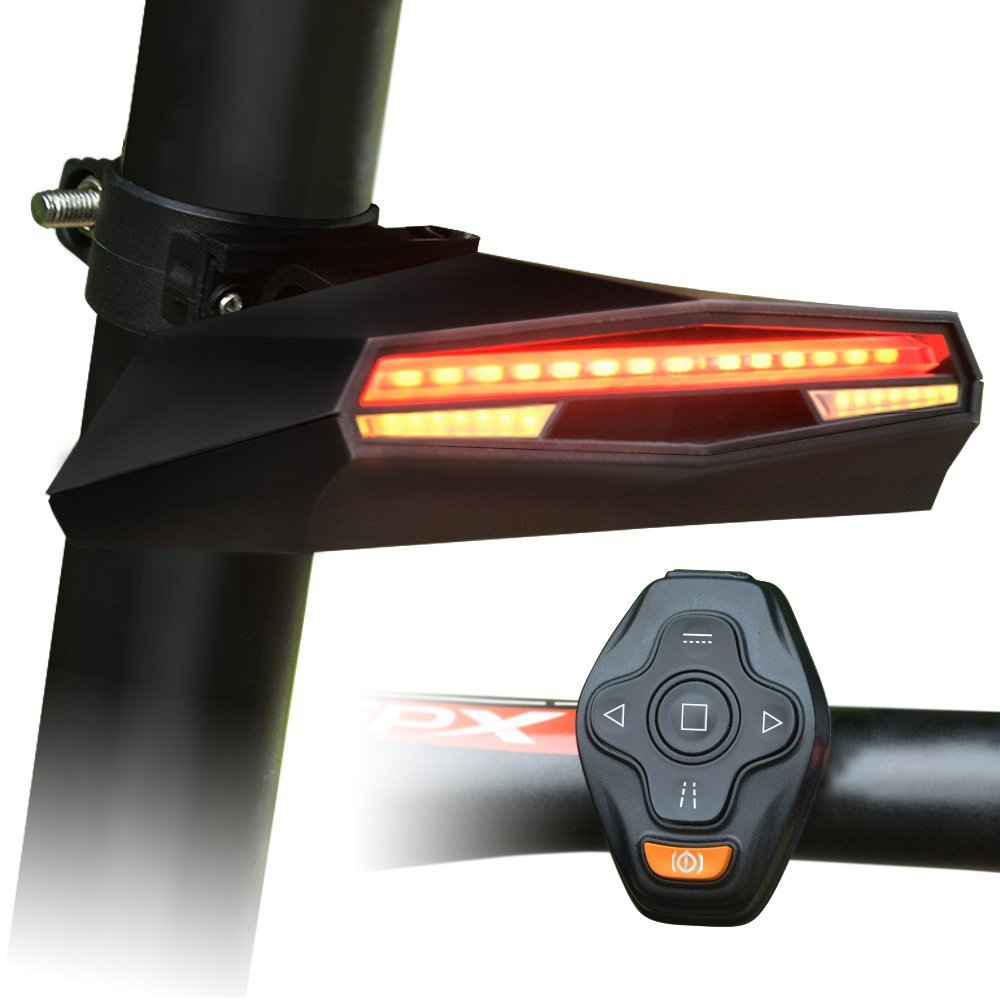 Bicycle remote control tail light - Blue Force Sports