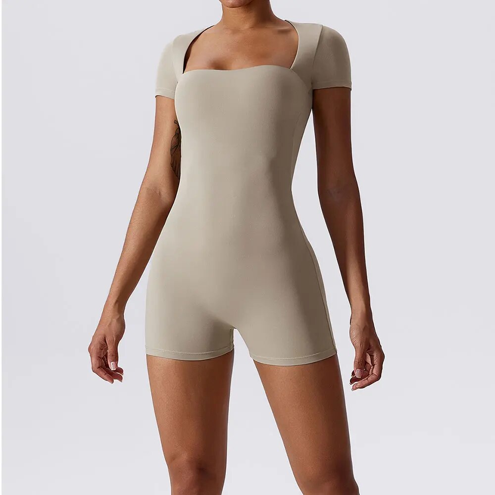 Damen Ganzjahres-Yoga-Bodysuit