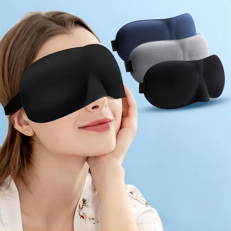 Máscara para dormir contorneada en 3D