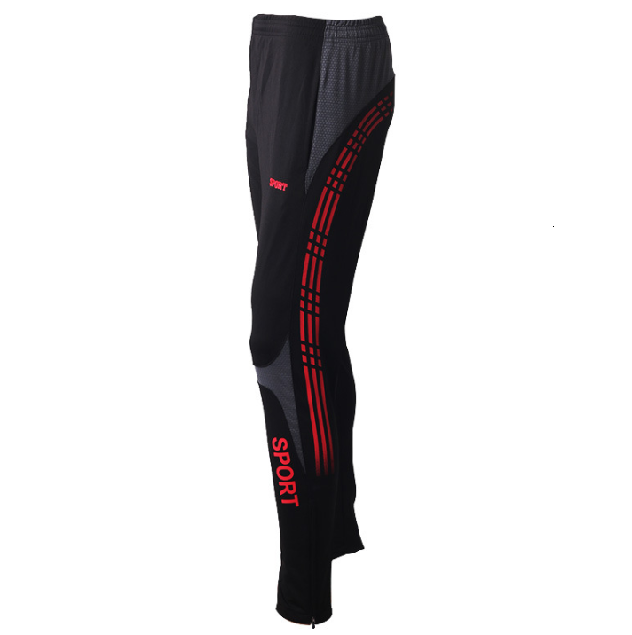 Man straight tube pants leisure pants thin outdoor fitness running FOOTBALL PANTS fast dry casual clothing wholesale - Blue Force Sports