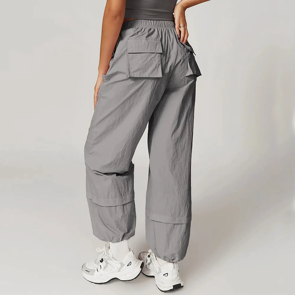 Women's High-Waist Cargo Pants