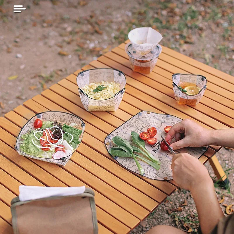 5-in-1 Faltbares Campinggeschirr-Set
