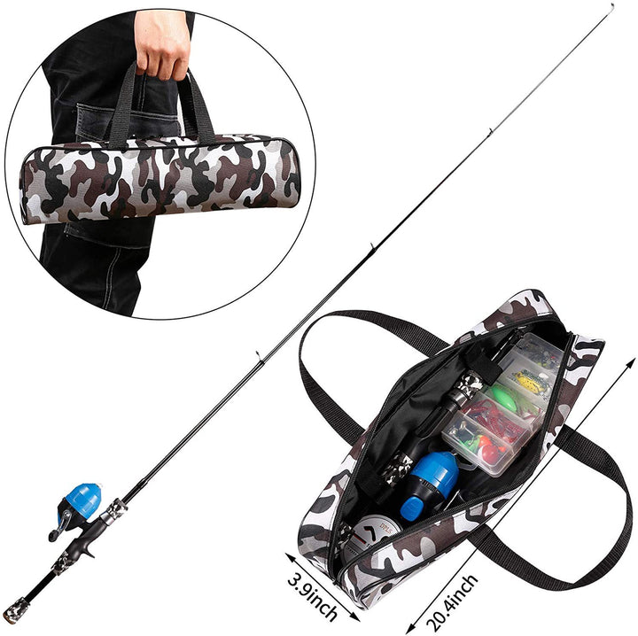 Children And Teenagers Outdoor Fishing Equipment Set - Blue Force Sports