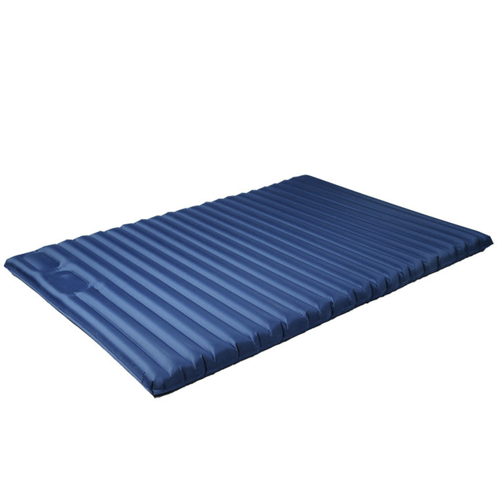 Camping Thickened Air Sleeping Pad Camping Moisture-proof Foot Automatic Double Inflatable Cushion - Blue Force Sports