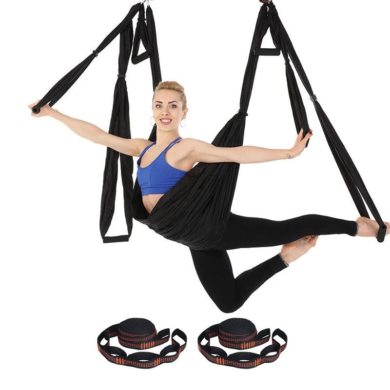 Aerial Yoga Hängematte mit 6 Griffen