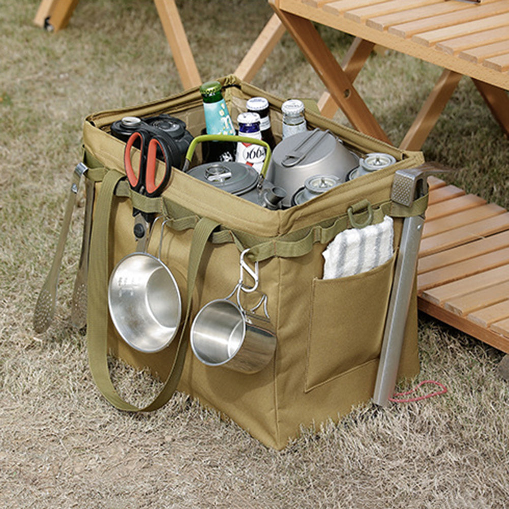Outdoor Folding Storage Box Shopping Bag - Blue Force Sports