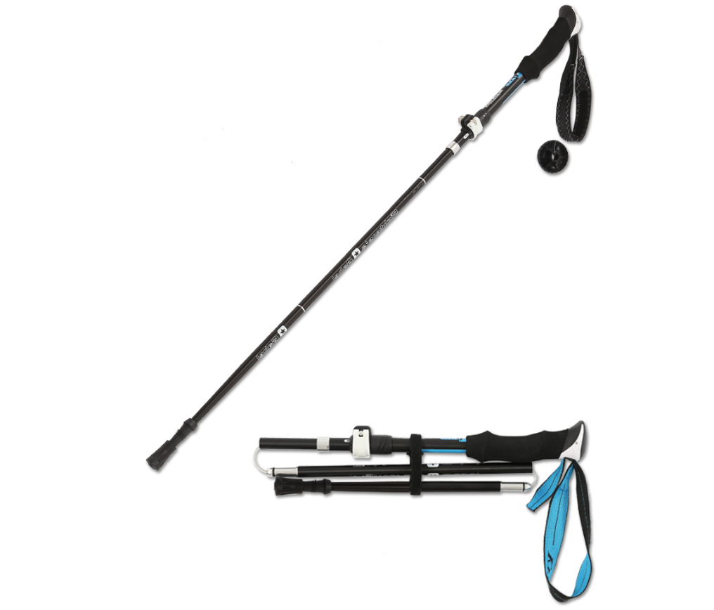 Folding telescopic trekking pole - Blue Force Sports