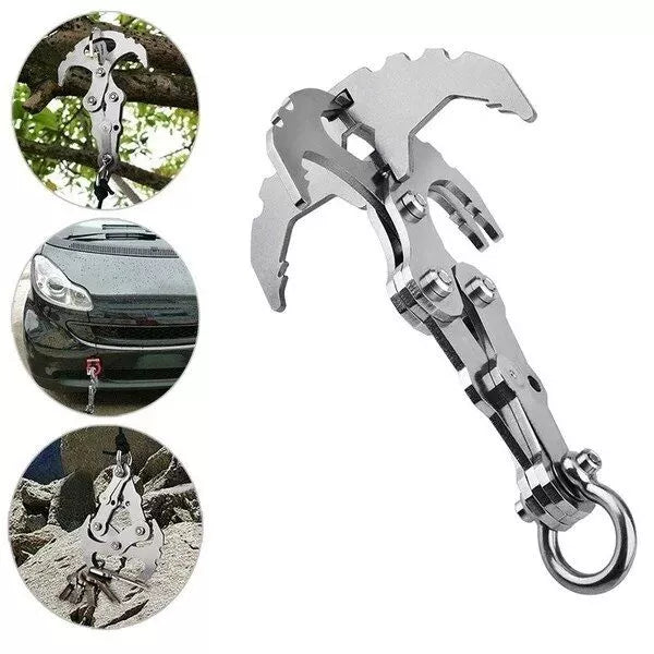 Stainless Steel Folding Gravity Grab Hook