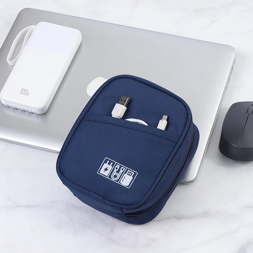 Tragbare, wasserdichte Datenkabel-Organizer-Tasche für Reisezubehör