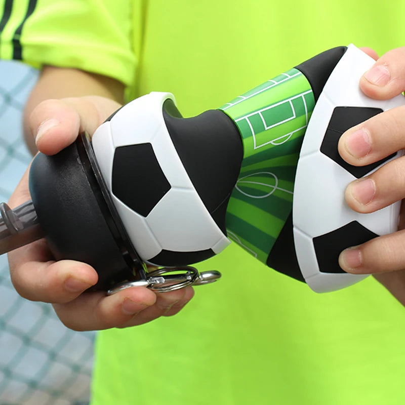 Botella de agua de silicona plegable deportiva