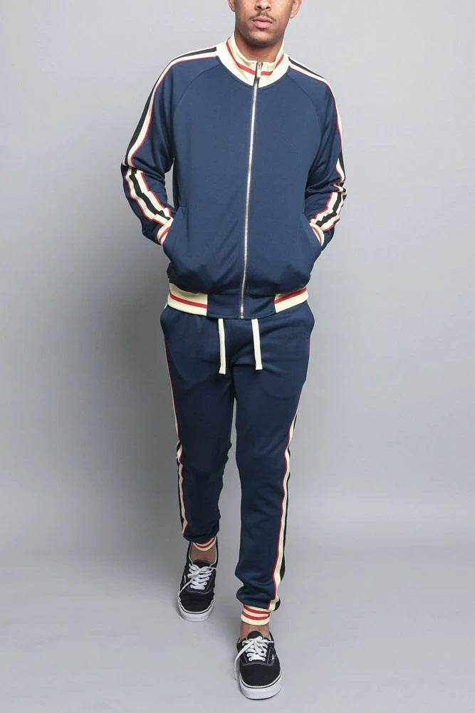 Sports Men Two-piece Suit - Blue Force Sports