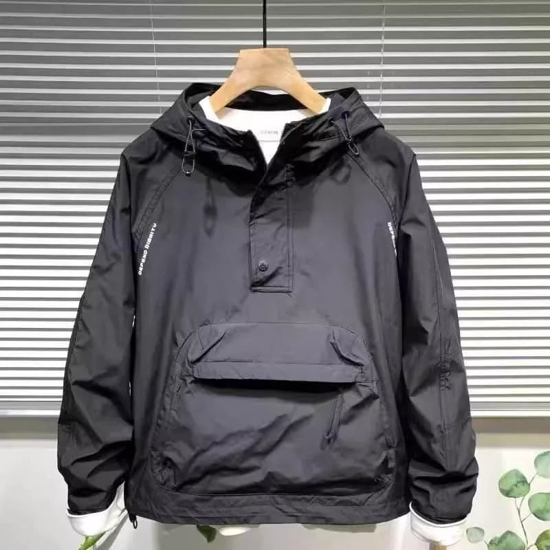 Winddichte, wasserdichte Outdoor-Wanderjacke für Herren