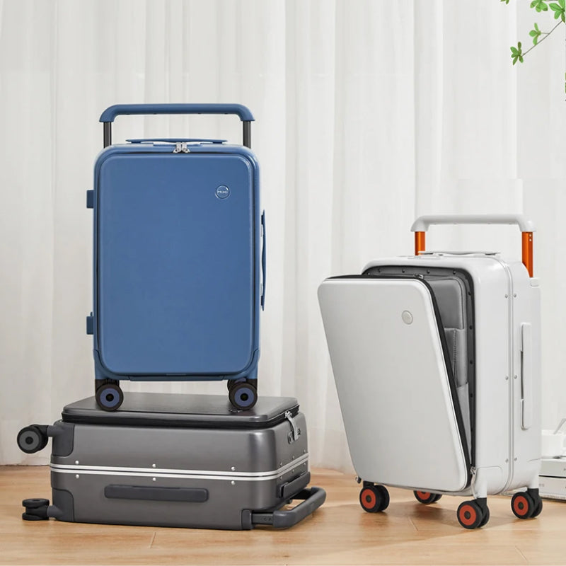 Luxury Wide Handle 20 Inch Carry-On Trolley Case