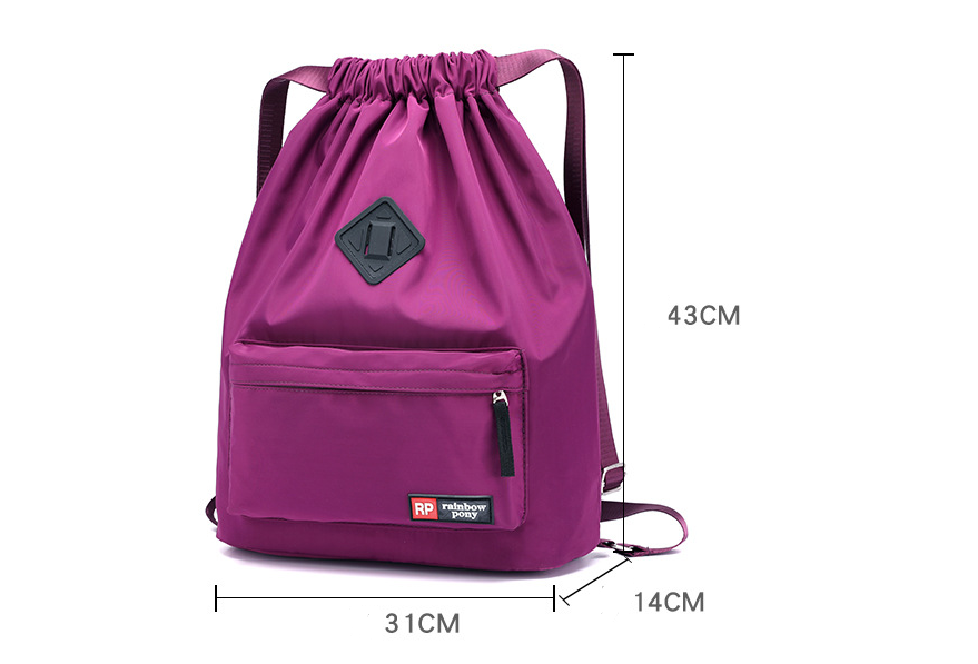 Drawstring bag travel backpack men and women waterproof - Blue Force Sports