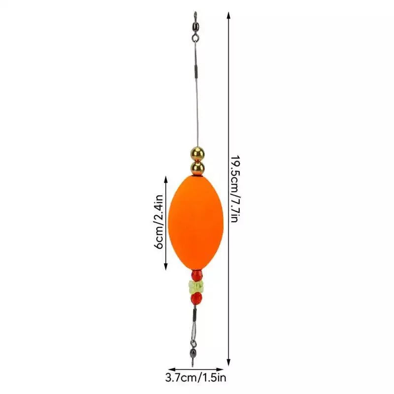 Flotador de corcho Premium Red Fish: alta flotabilidad y sensibilidad para pescar