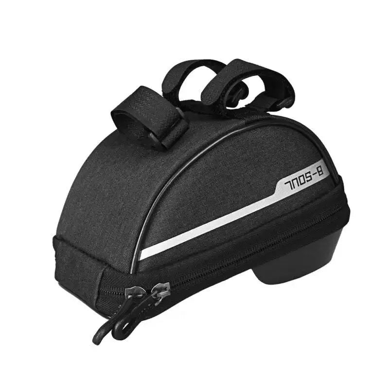 Wasserdichte Oberrohr-Fahrradtasche mit Touchscreen-Telefonhalter