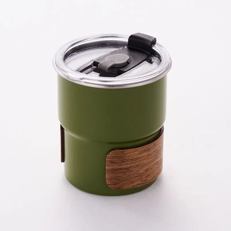 Tragbarer Kaffeebecher aus Edelstahl fürs Camping
