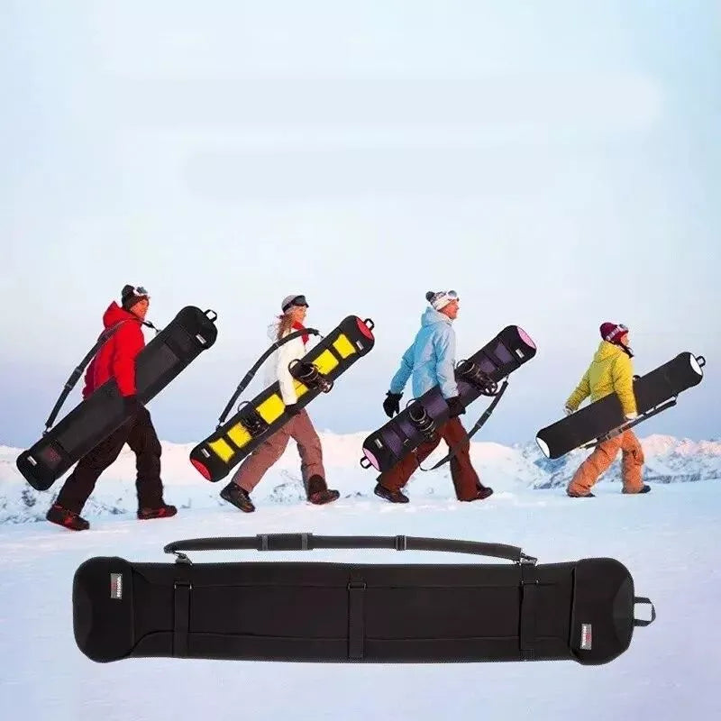Bolsa de hombro premium para snowboard: funda de transporte para esquís de varios tamaños, duradera y resistente a los arañazos