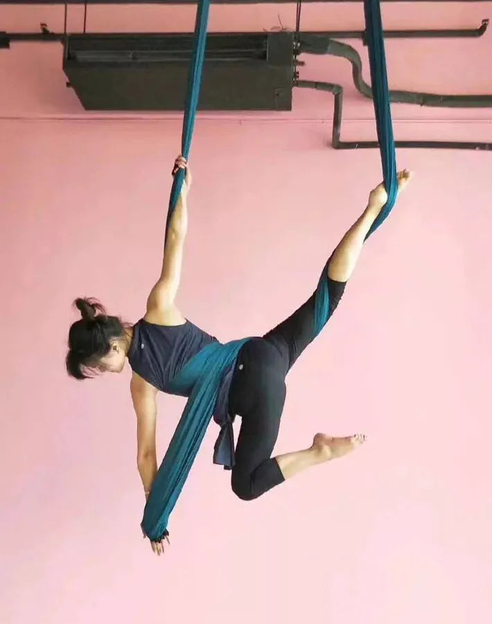 Juego de hamacas de yoga aéreas de primera calidad