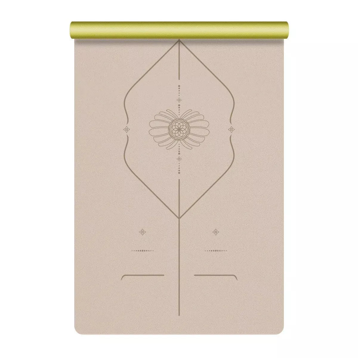 Ocean Wave Yogamatte aus Naturkautschuk, 1,5 mm, ideal für Pilates, Fitness und Gymnastik