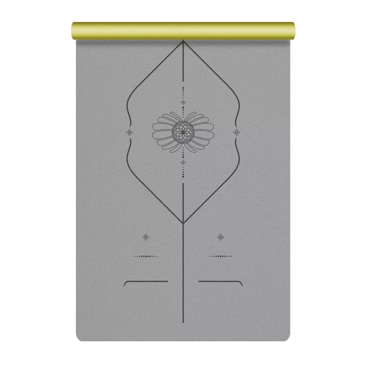 Ocean Wave Yogamatte aus Naturkautschuk, 1,5 mm, ideal für Pilates, Fitness und Gymnastik