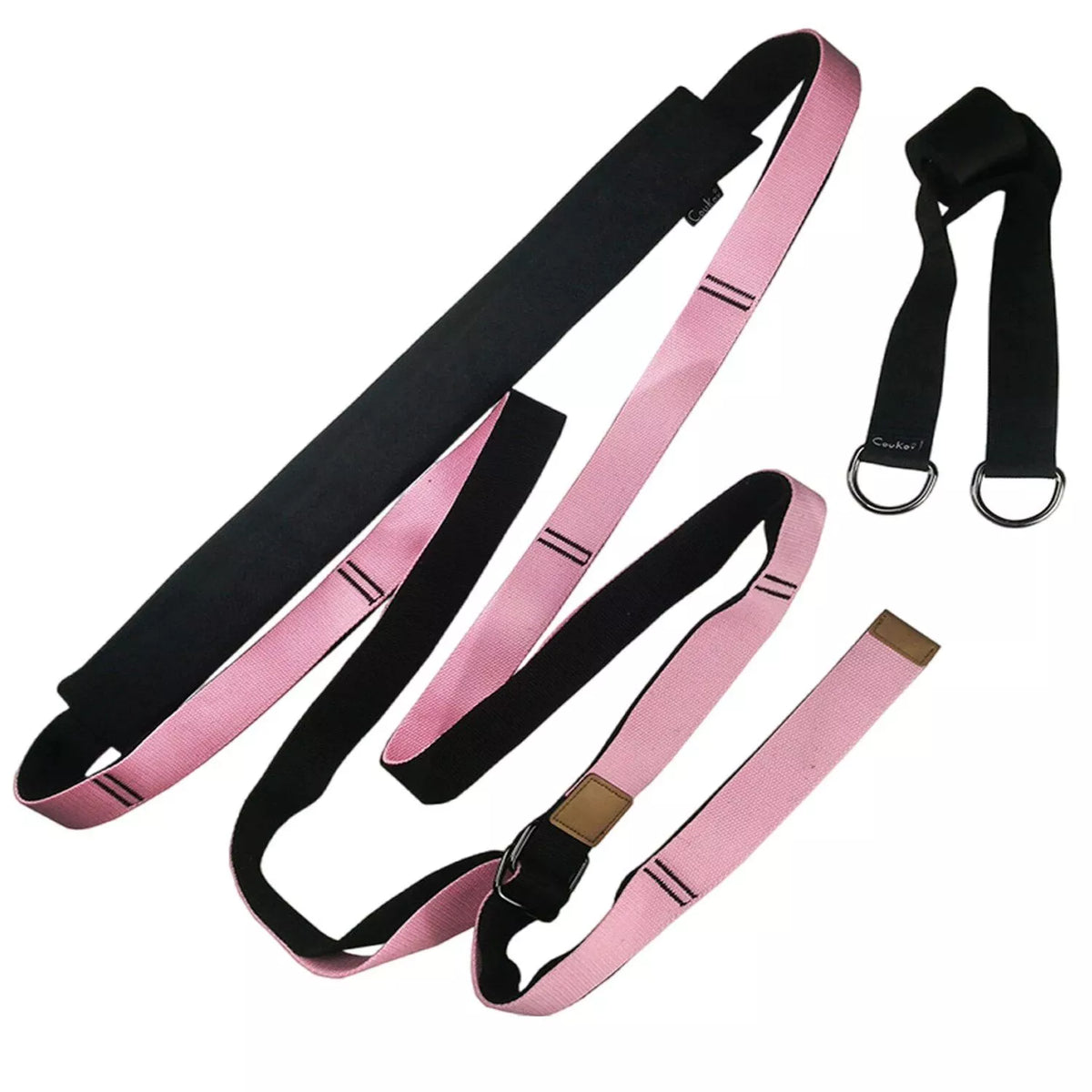 Mehrzweck-Yoga-Stretchgurt für Fitness, Ballett und Gymnastik – Polyester-Baumwolle