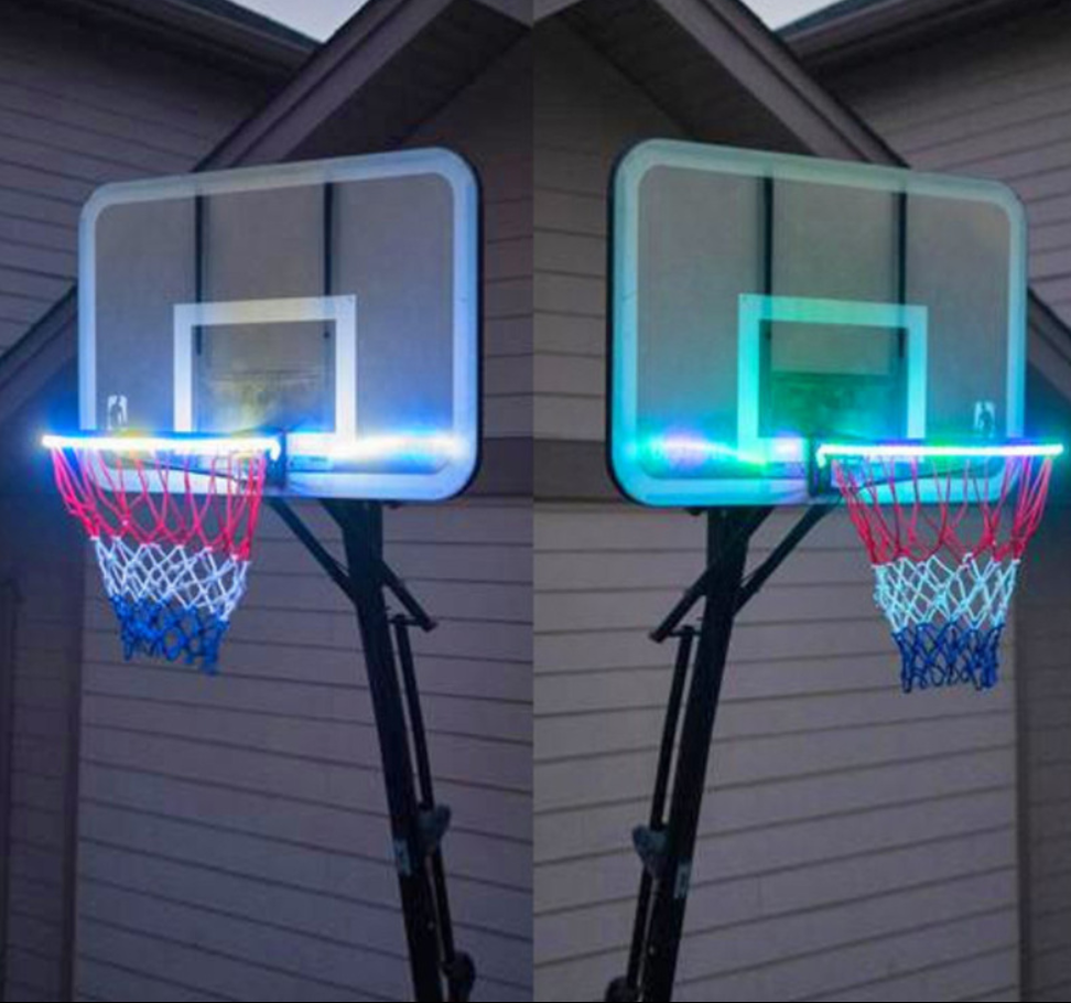 Induction Color Changing Basketball Frame Light - Blue Force Sports