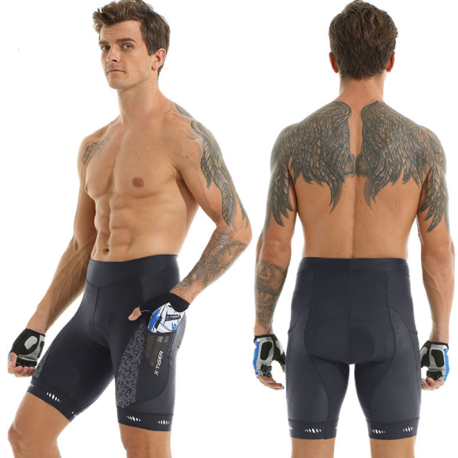 Men's Summer Quick Drying Breathable Lycra Cycling Shorts - Blue Force Sports