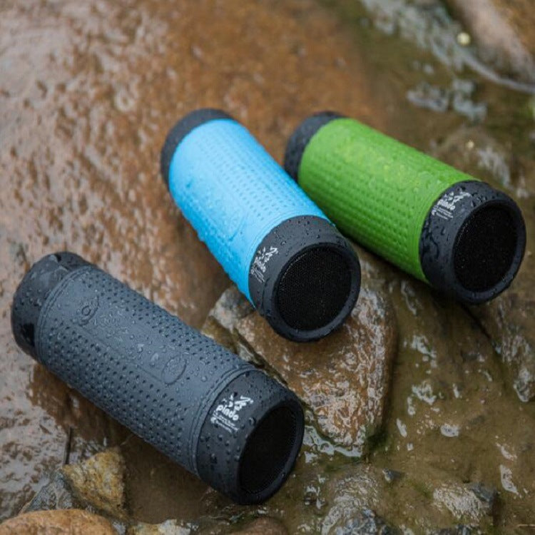 Mini Bicycle Outdoor Bluetooth Speaker Card Radio Flashlight Stereo Handsfree Call Loudspeaker - Blue Force Sports