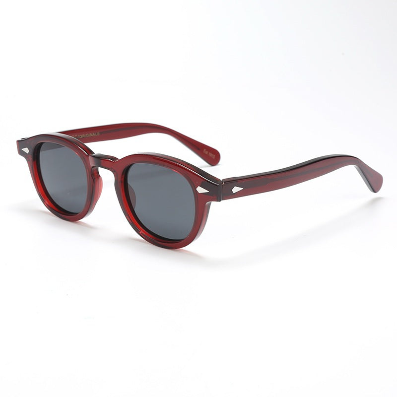 Retro Acetate Polarized Sunglasses - Blue Force Sports