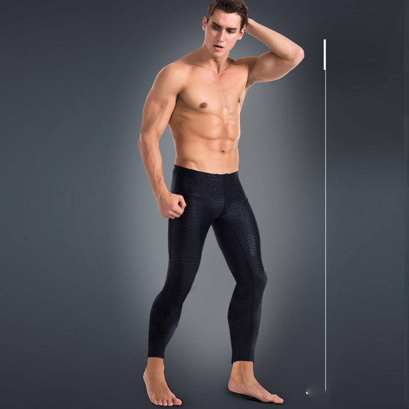 Nine-length Swimming Trunks With Long Legs For Sun Protection - Blue Force Sports