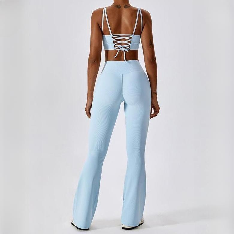 Yoga-Leggings mit hoher Taille und überkreuzter Taille – Performance-Strumpfhose für mehrere Jahreszeiten