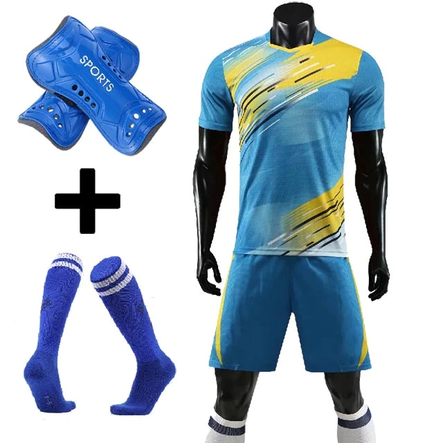 Children's Football Uniform Suit Sports Training Uniform - Blue Force Sports