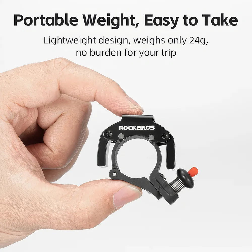 Timbre de seguridad compacto para bicicleta